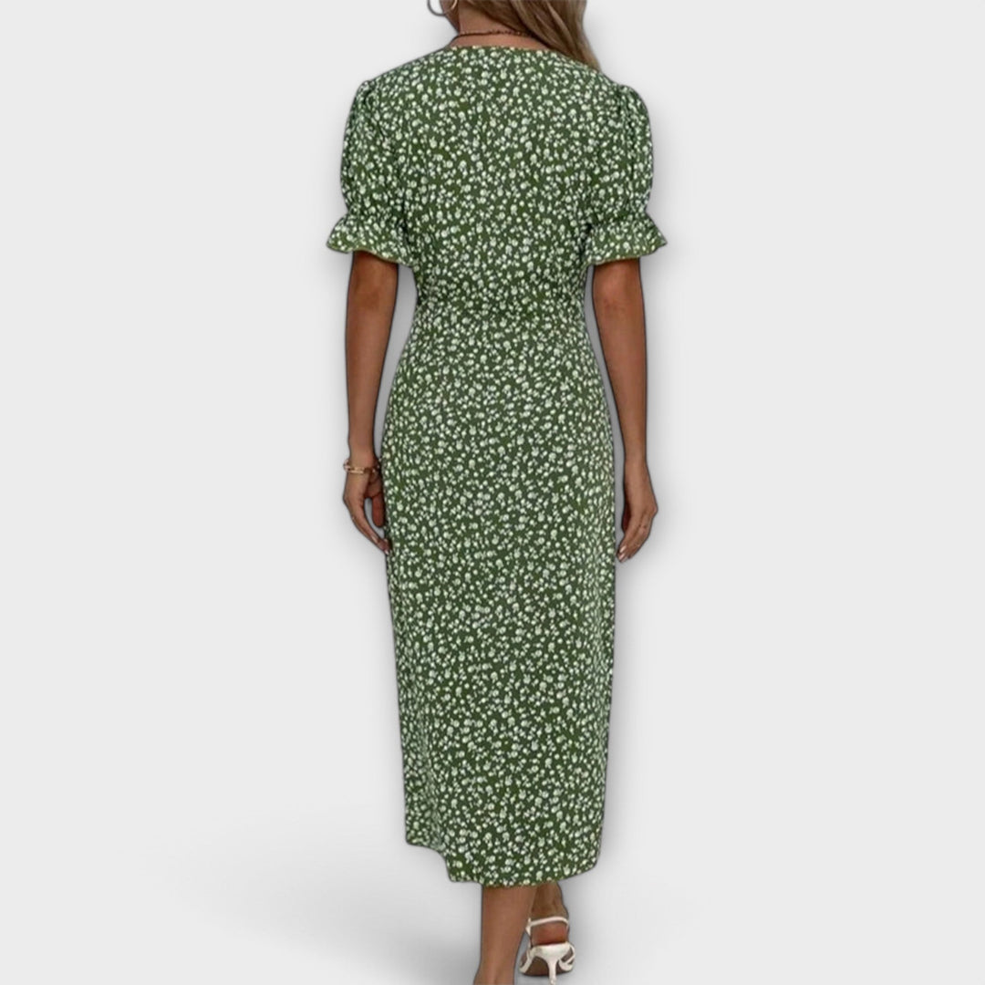Berlin - Elegant Women's Floral Dress