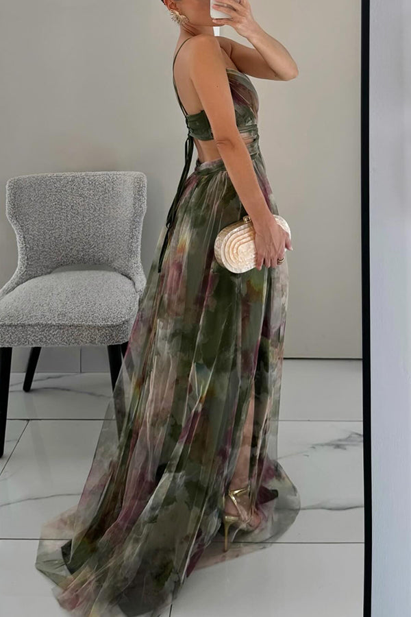 AMELIA - MAXI DRESS, FLUID ELEGANCE AND HARMONIOUS MOVEMENT