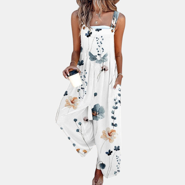 Fiona Floral Dungarees