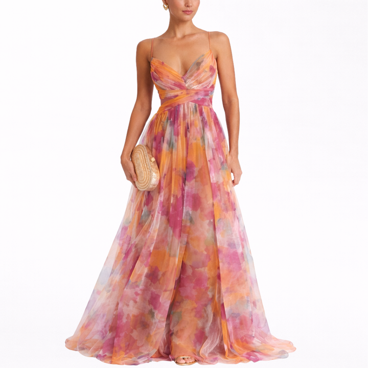 AMELIA - MAXI DRESS, FLUID ELEGANCE AND HARMONIOUS MOVEMENT