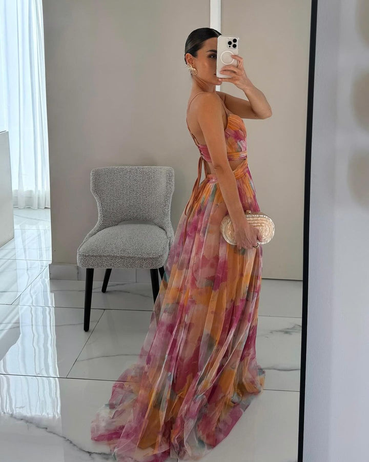AMELIA - MAXI DRESS, FLUID ELEGANCE AND HARMONIOUS MOVEMENT