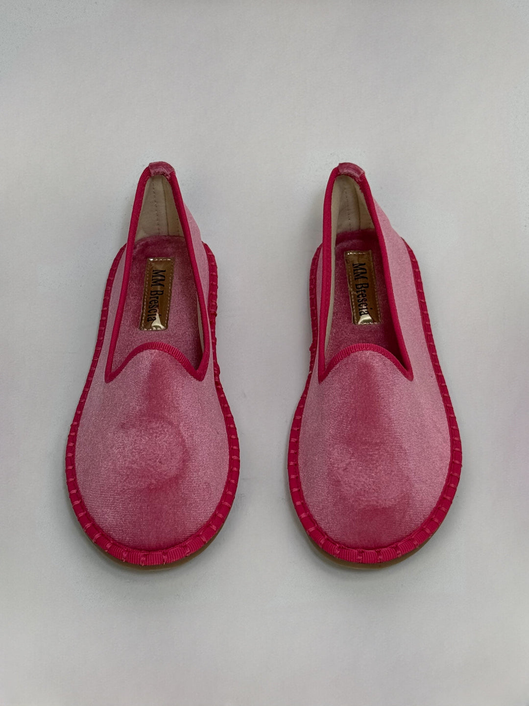 Velvet Friulane shoes with trim