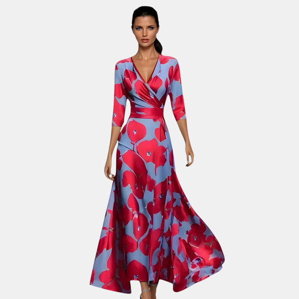 Emilia | Elegant Floral Maxi Dress