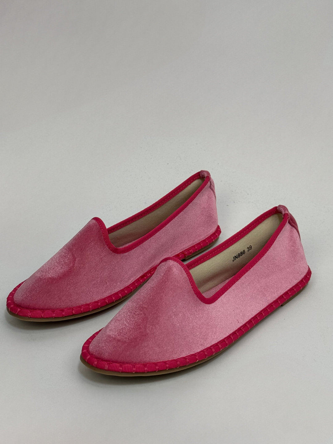 Velvet Friulane shoes with trim