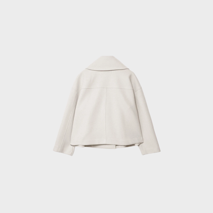 Aria | Winter Cropped Wool-Blend Jacket