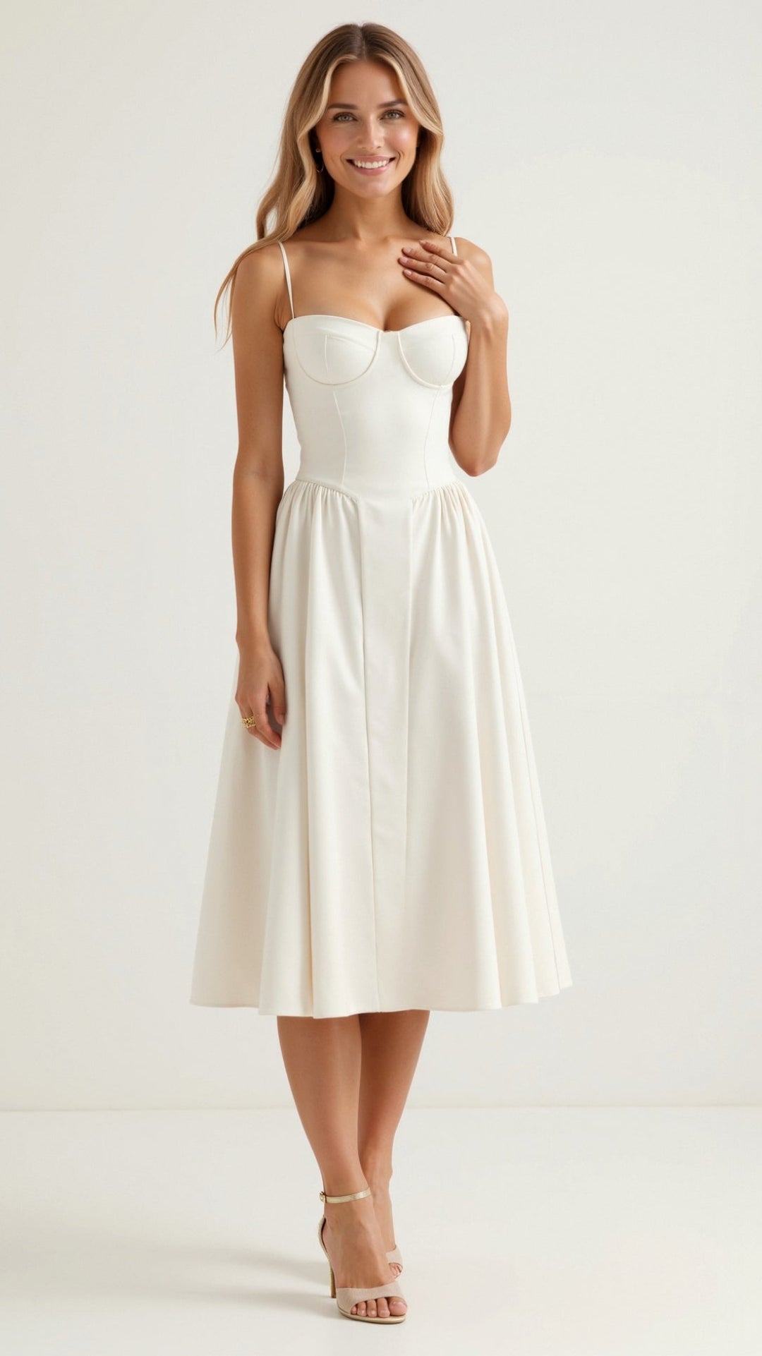 Clara Floral Print Midi Dress