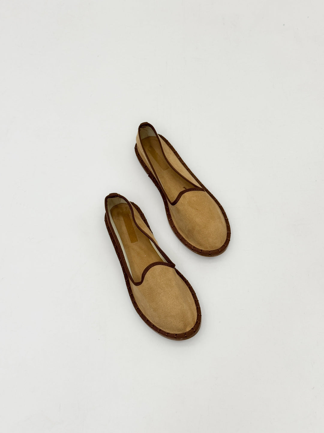 Velvet Friulane shoes with trim