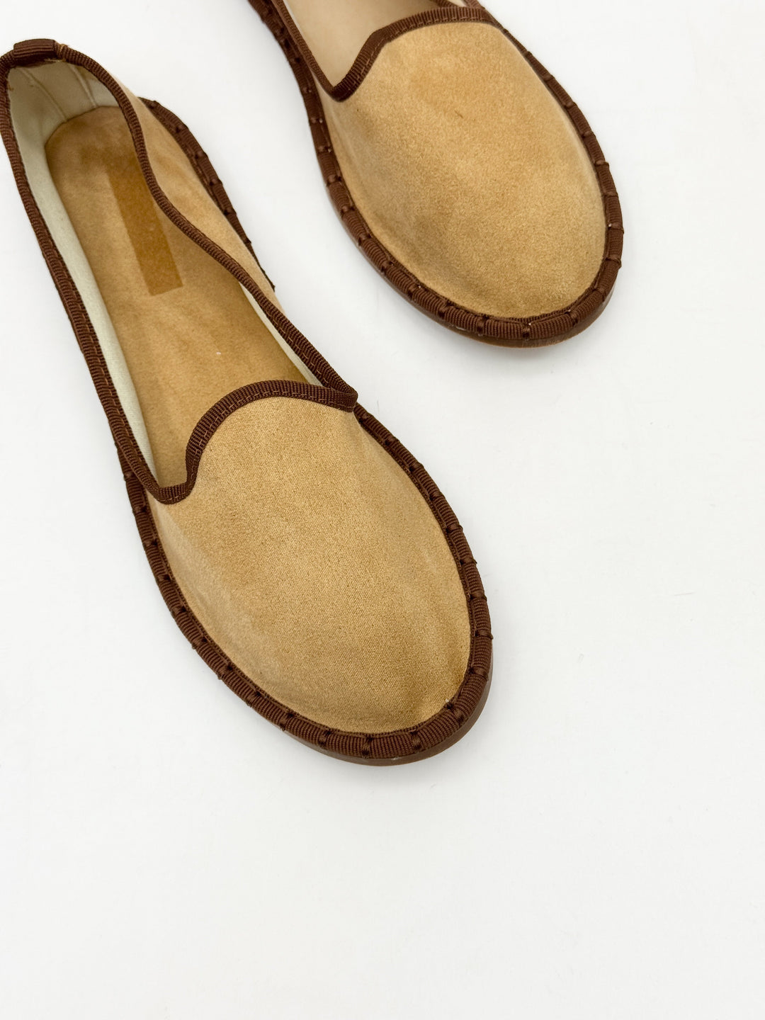 Velvet Friulane shoes with trim