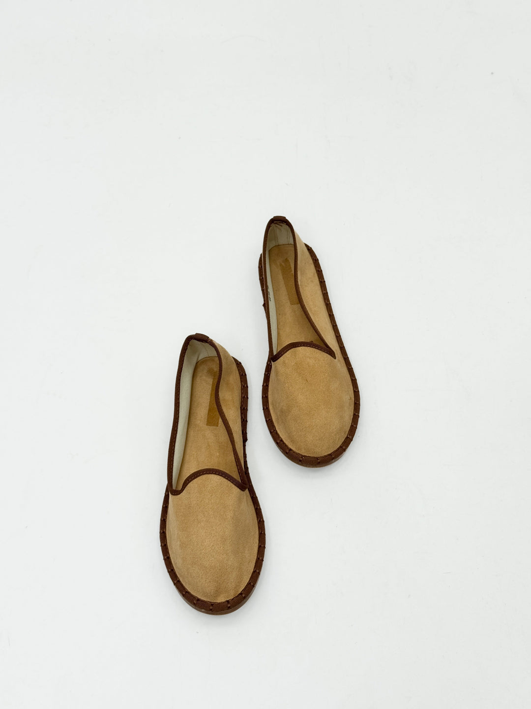Velvet Friulane shoes with trim