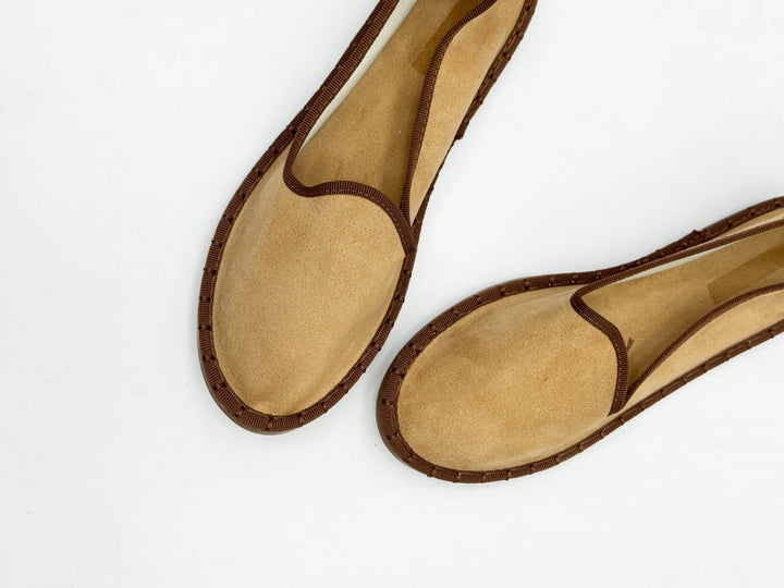 Velvet Friulane shoes with trim