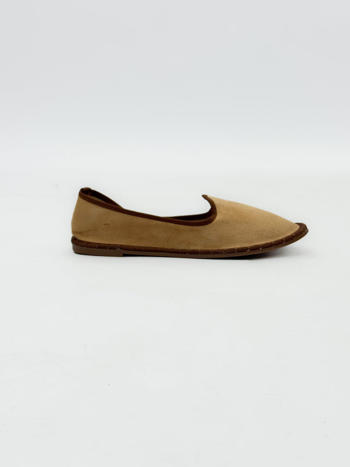 Velvet Friulane shoes with trim