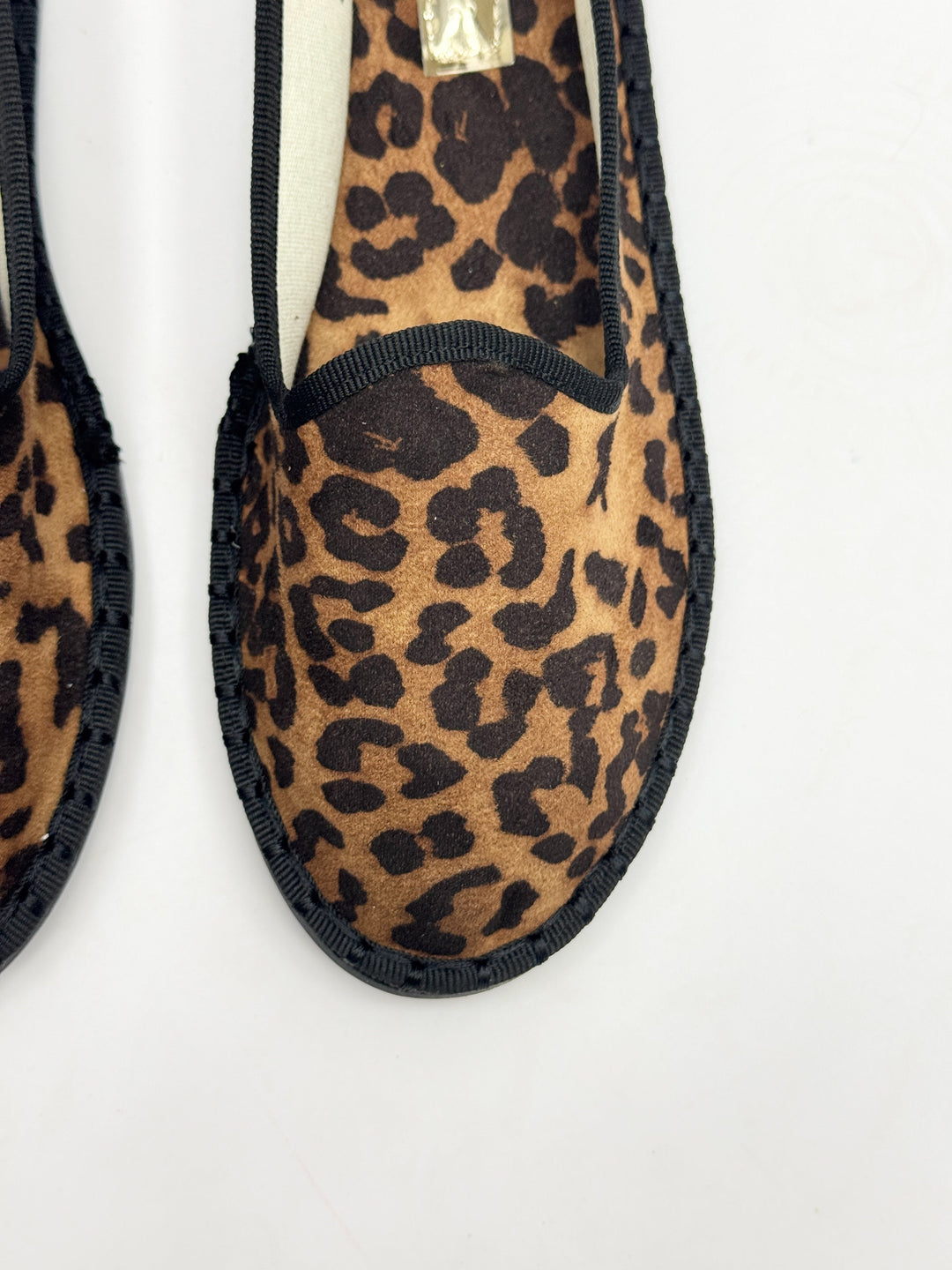 Friulan slippers in animal-print velvet