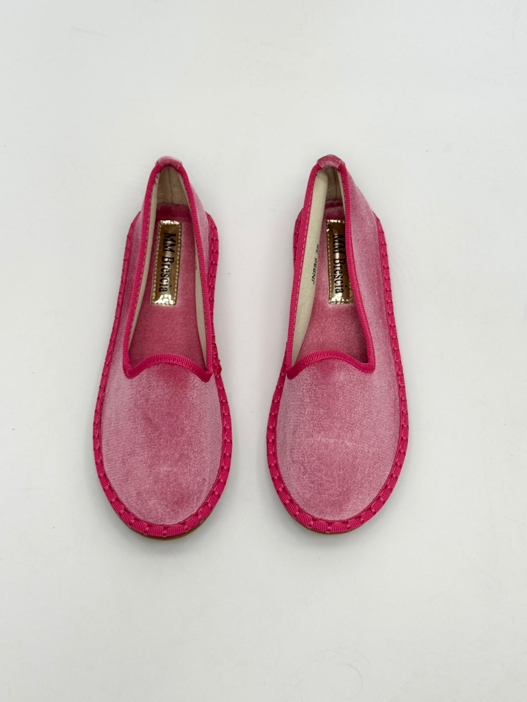 Velvet Friulane shoes with trim