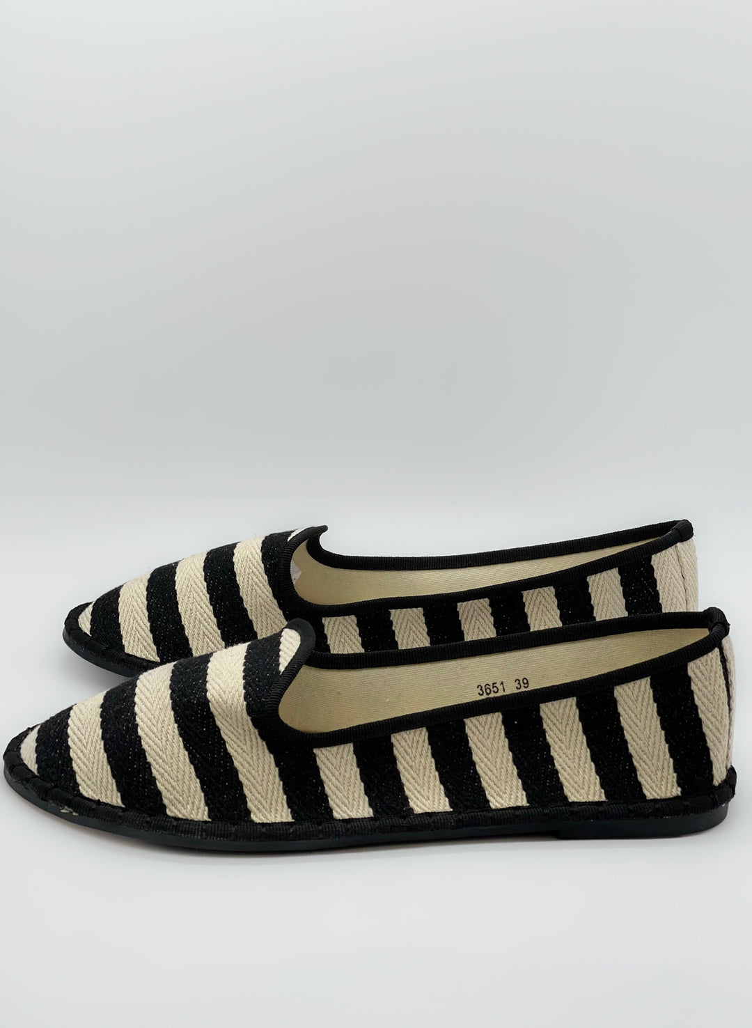 Friulane in striped canvas