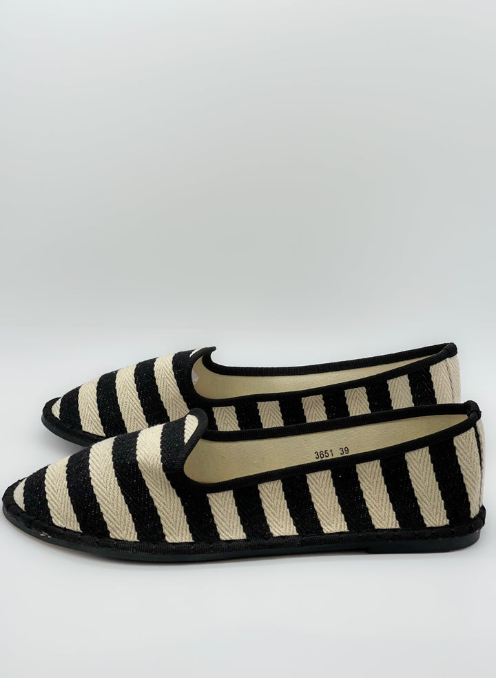 Friulane in striped canvas