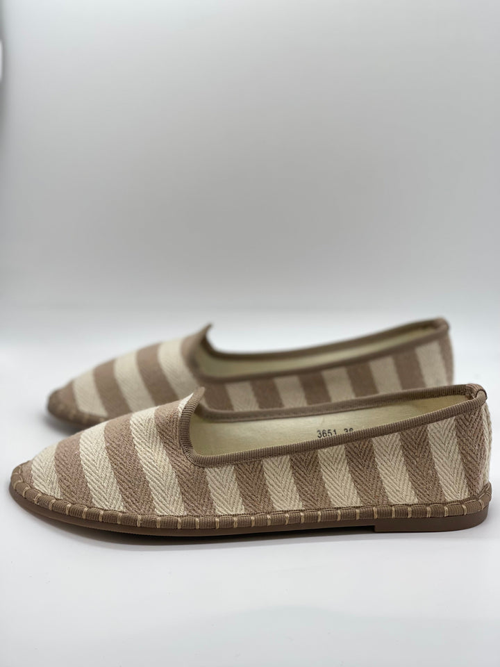 Friulane in striped canvas