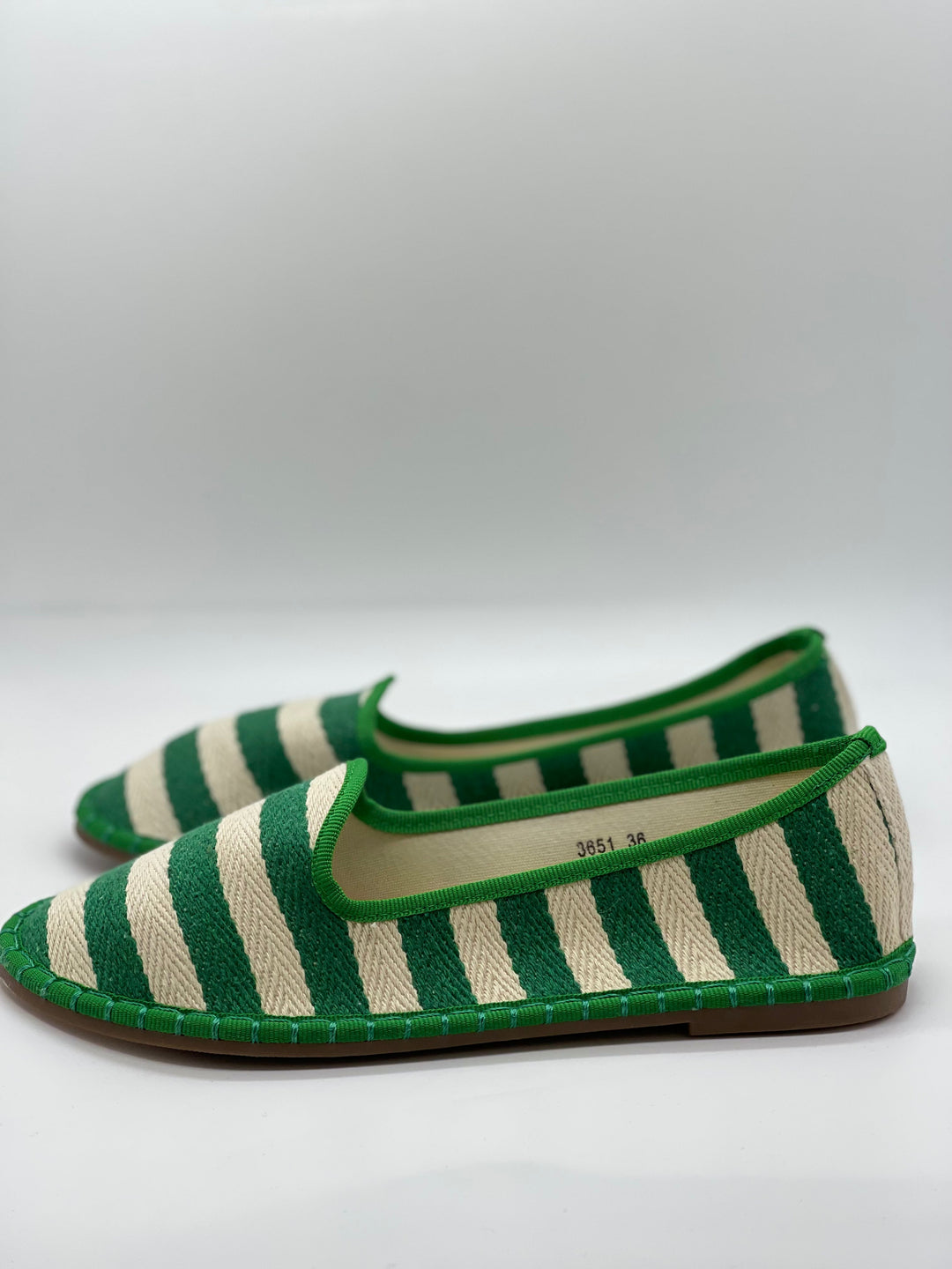 Friulane in striped canvas