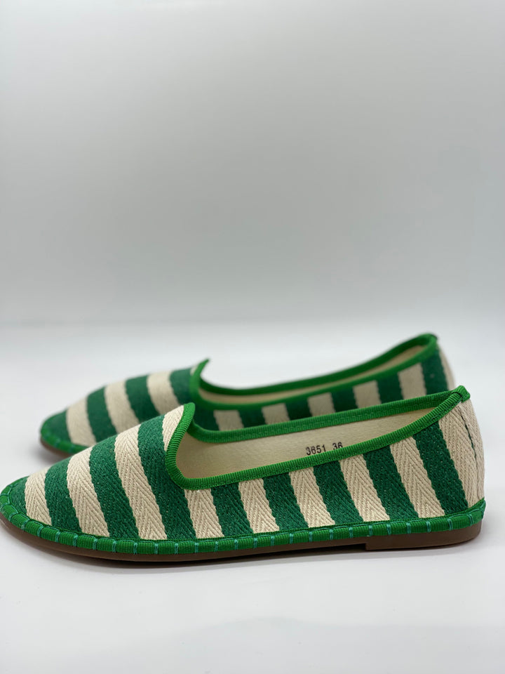 Friulane in striped canvas