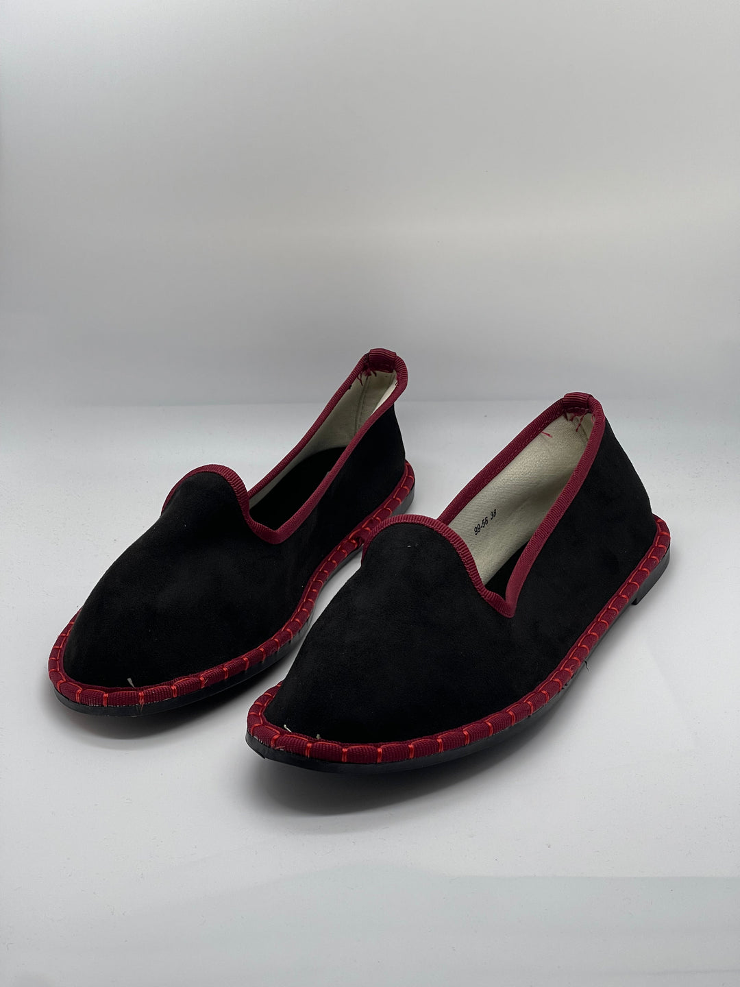 Velvet Friulane shoes with trim