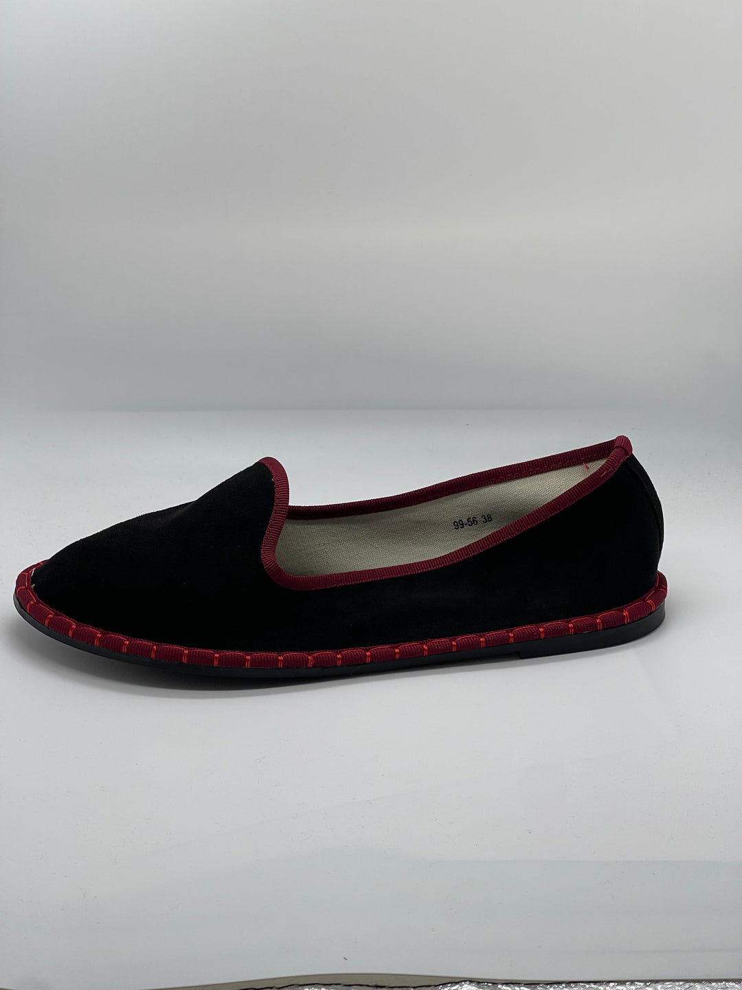 Velvet Friulane shoes with trim