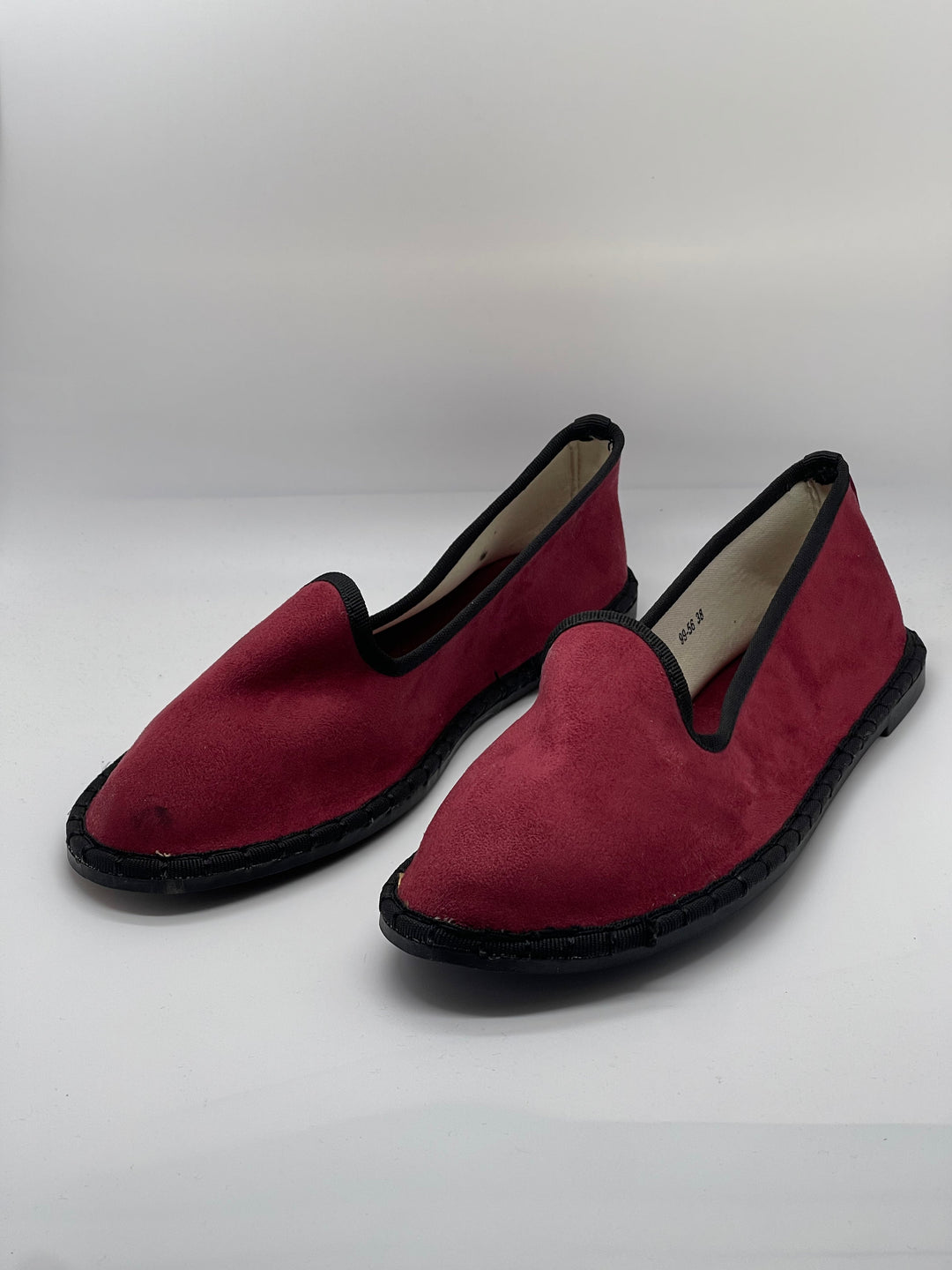 Velvet Friulane shoes with trim