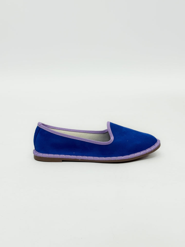 Velvet Friulane shoes with trim