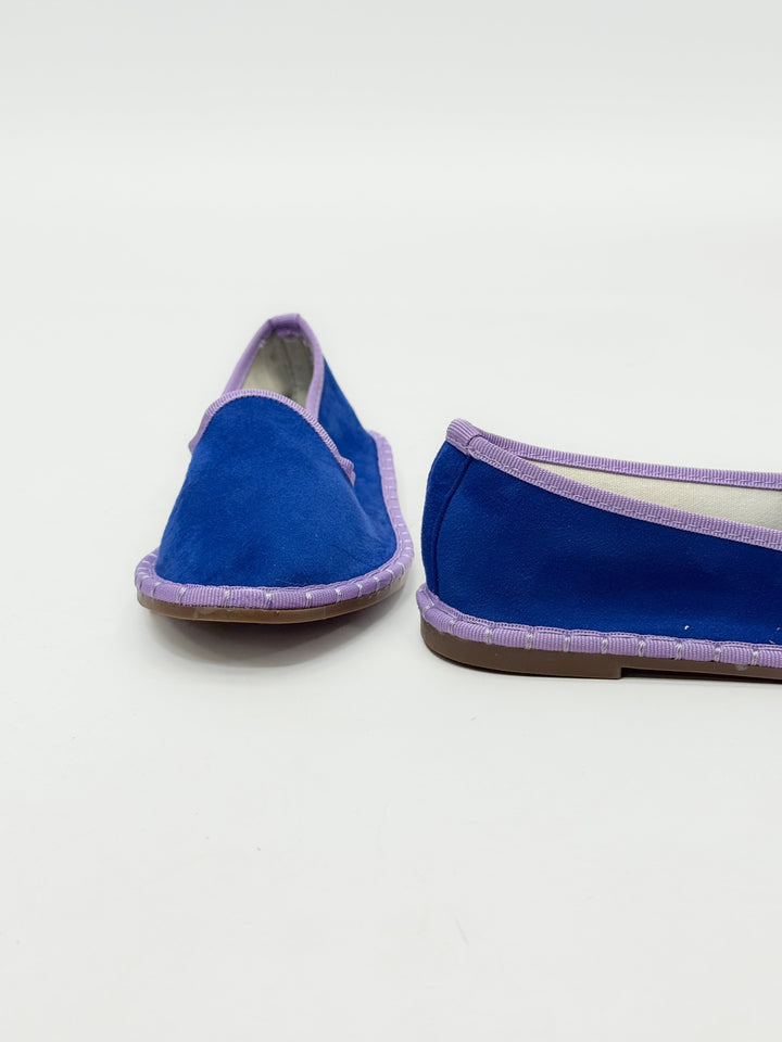 Velvet Friulane shoes with trim
