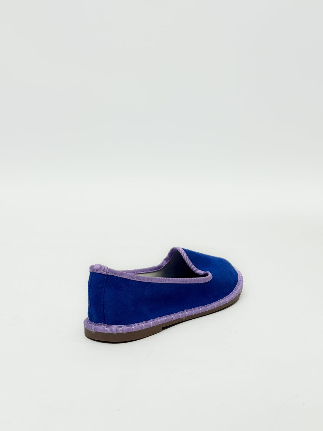 Velvet Friulane shoes with trim