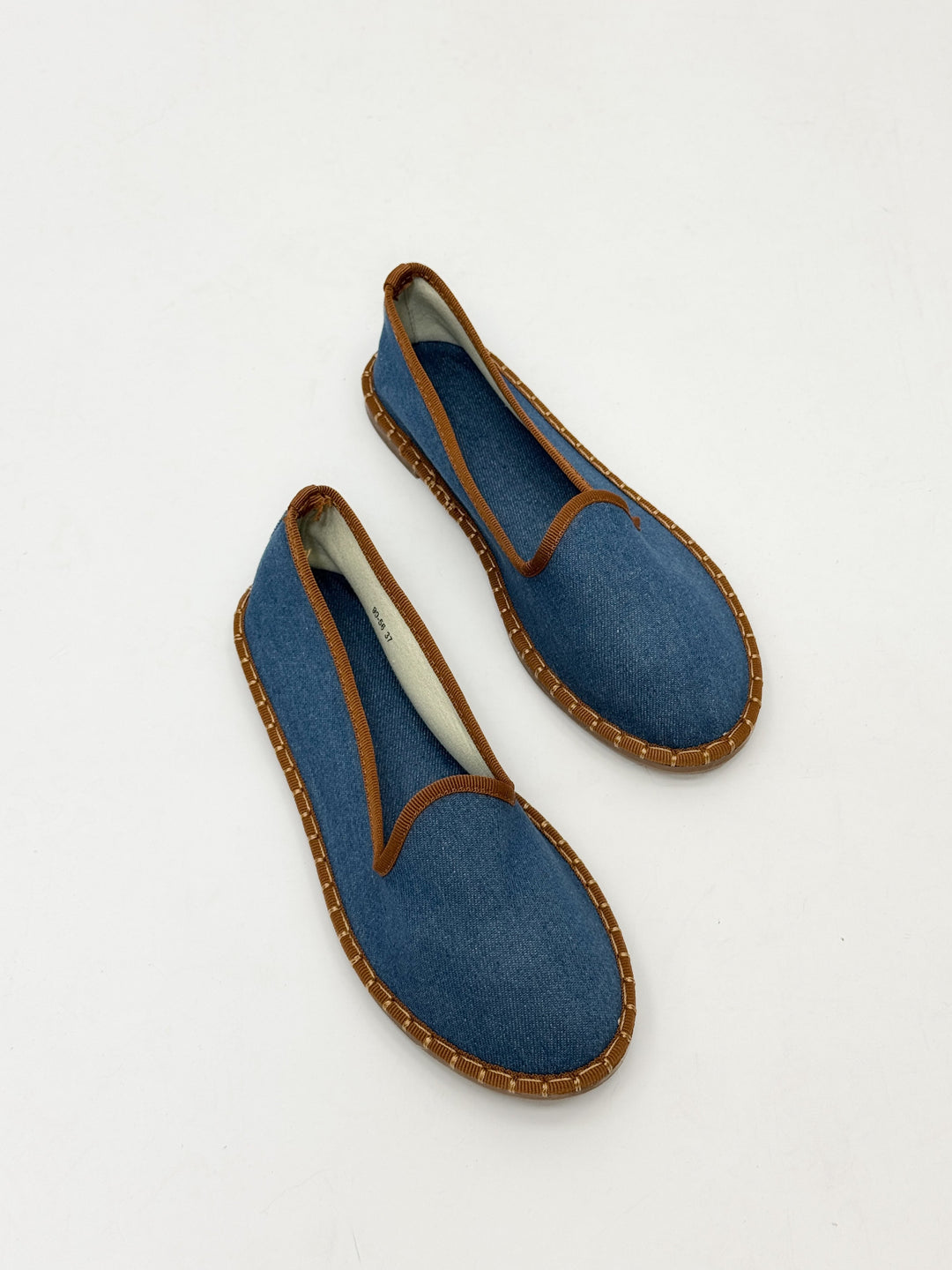 Velvet Friulane shoes with trim