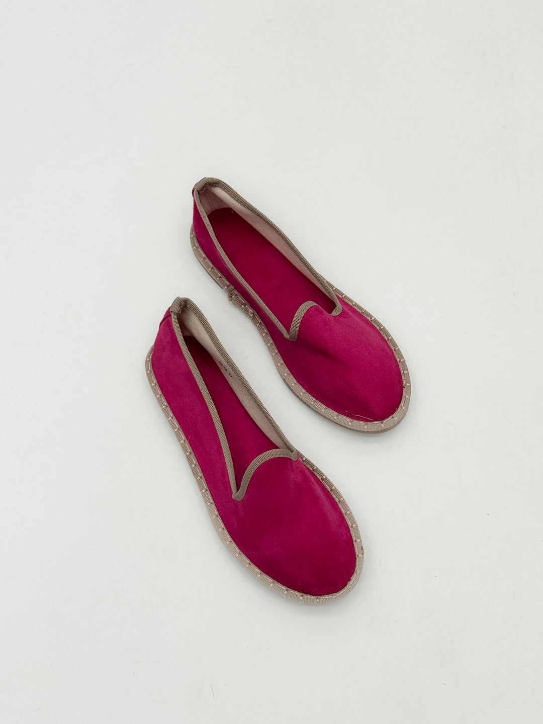 Velvet Friulane shoes with trim