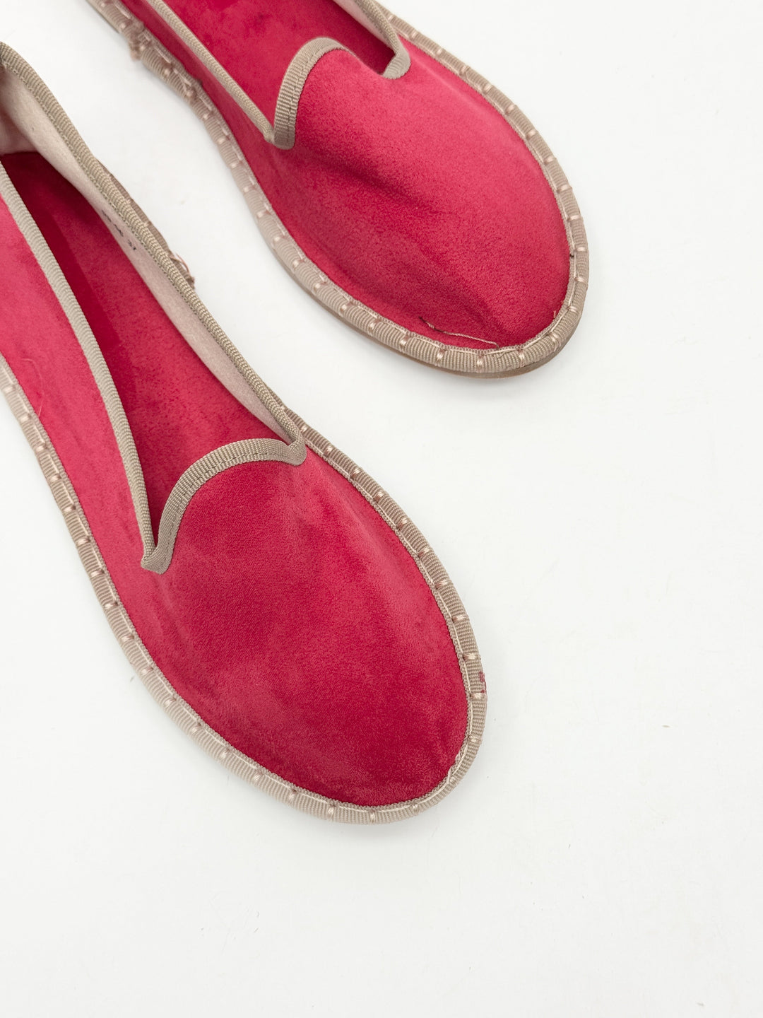 Velvet Friulane shoes with trim