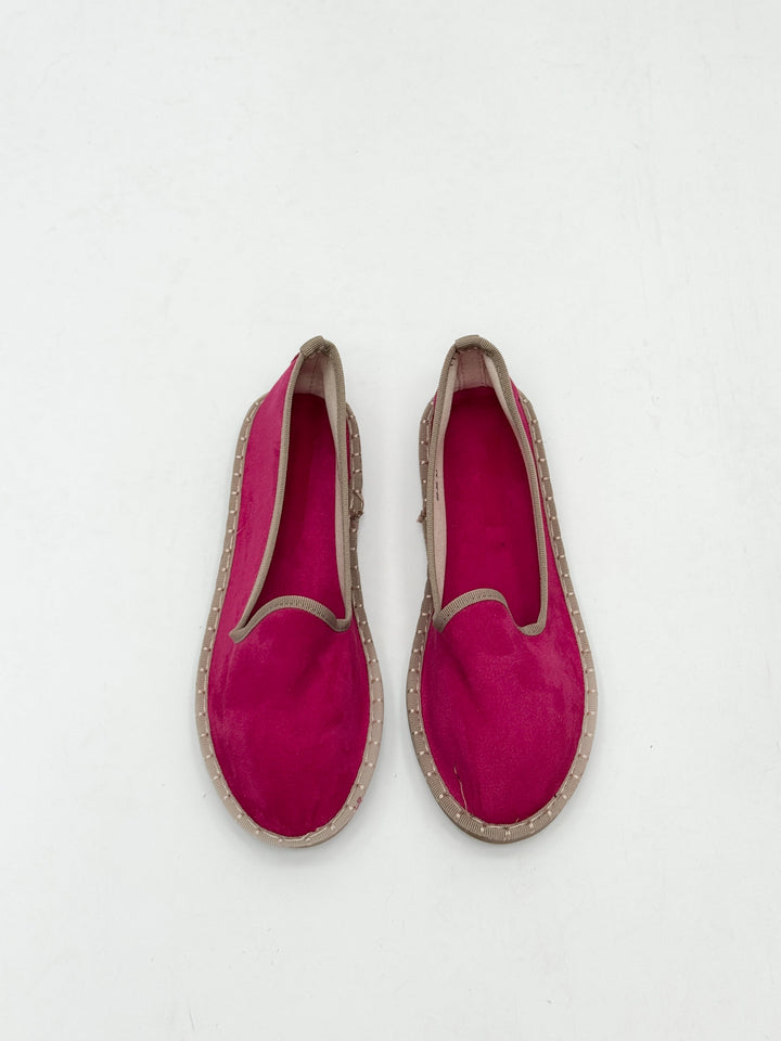 Velvet Friulane shoes with trim