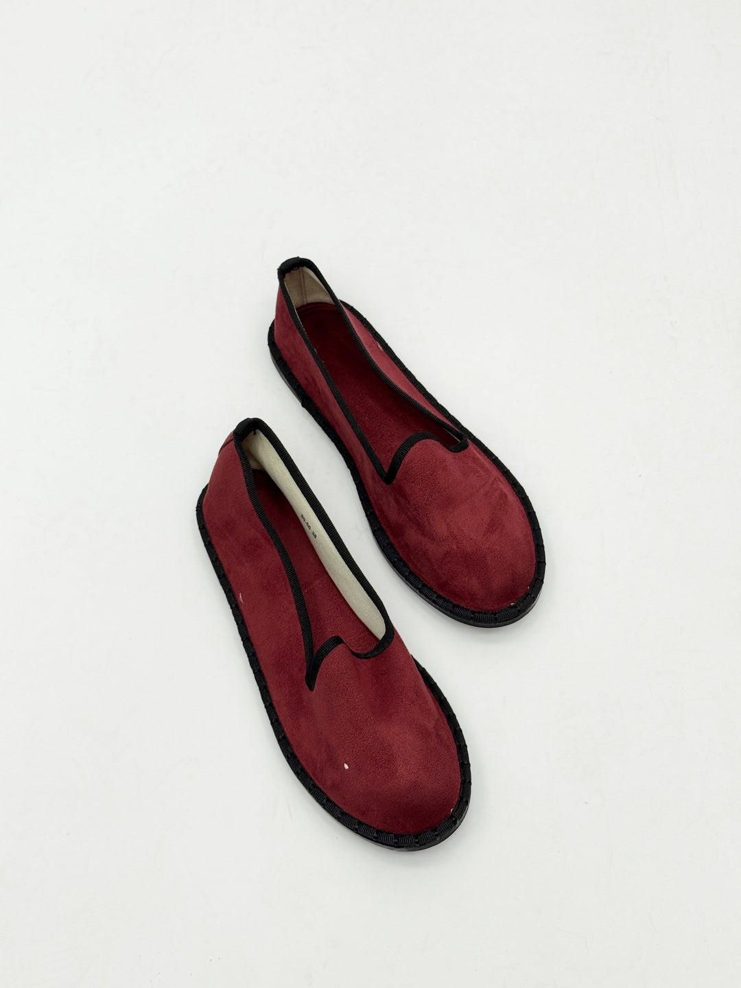 Velvet Friulane shoes with trim