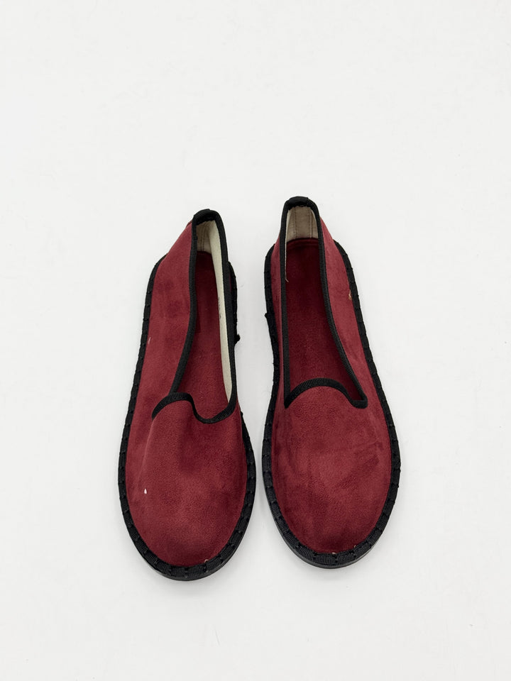 Velvet Friulane shoes with trim