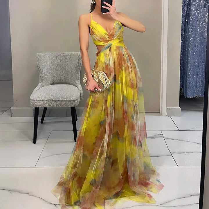 AMELIA - MAXI DRESS, FLUID ELEGANCE AND HARMONIOUS MOVEMENT