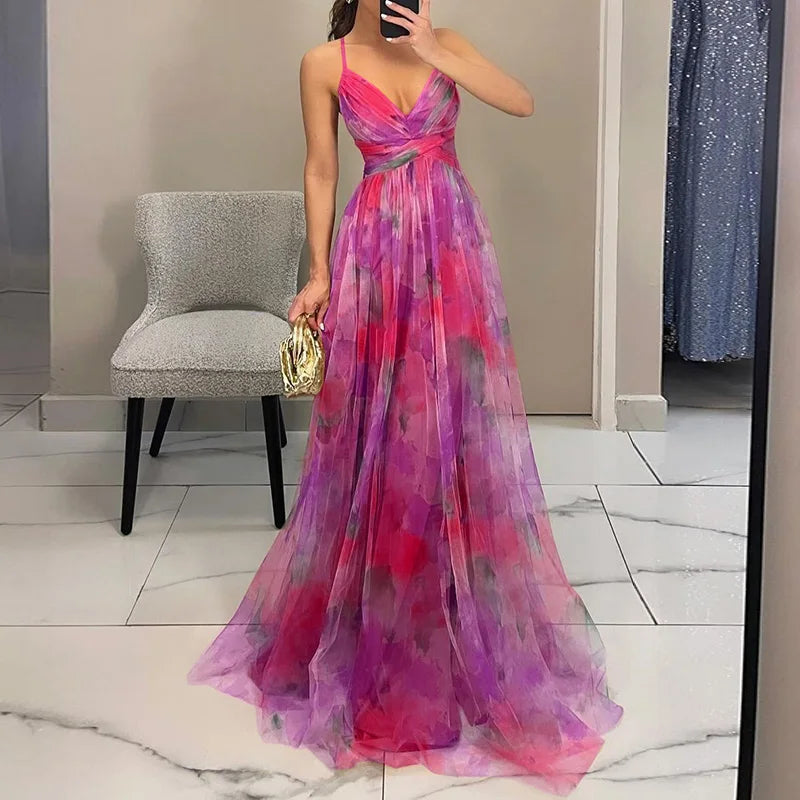 AMELIA - MAXI DRESS, FLUID ELEGANCE AND HARMONIOUS MOVEMENT