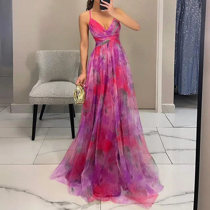 AMELIA - MAXI DRESS, FLUID ELEGANCE AND HARMONIOUS MOVEMENT