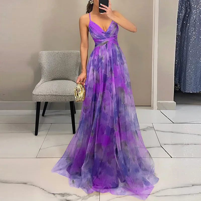 AMELIA - MAXI DRESS, FLUID ELEGANCE AND HARMONIOUS MOVEMENT