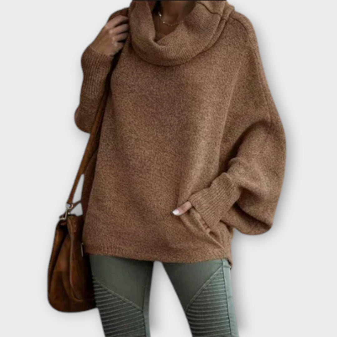Ulrike - Elegant Women's Sweater in Tortoiseshell Design