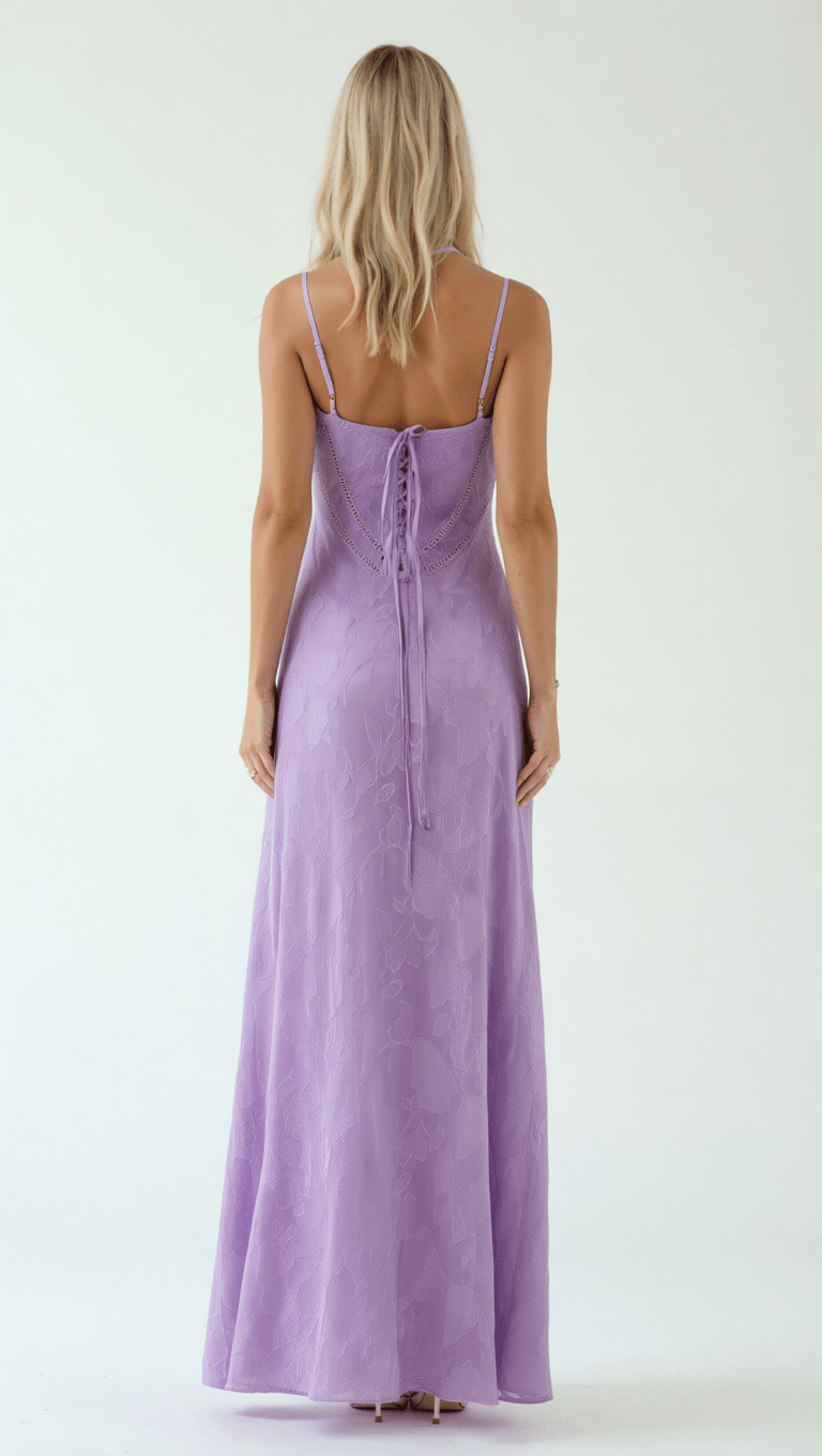 Mary Floral Jacquard Maxi Dress