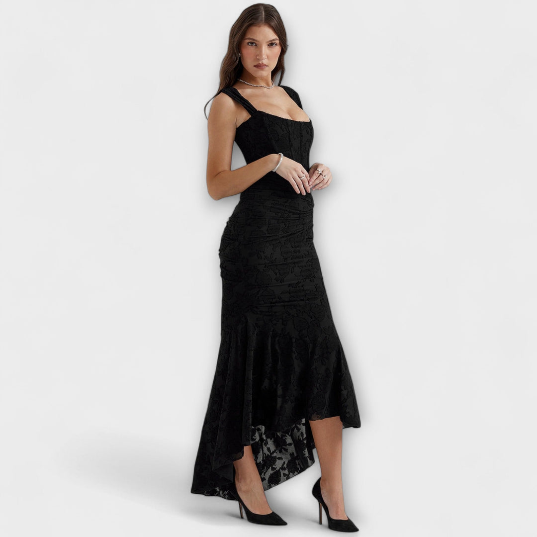 Renske - Elegant and Refined Dress with Corset
