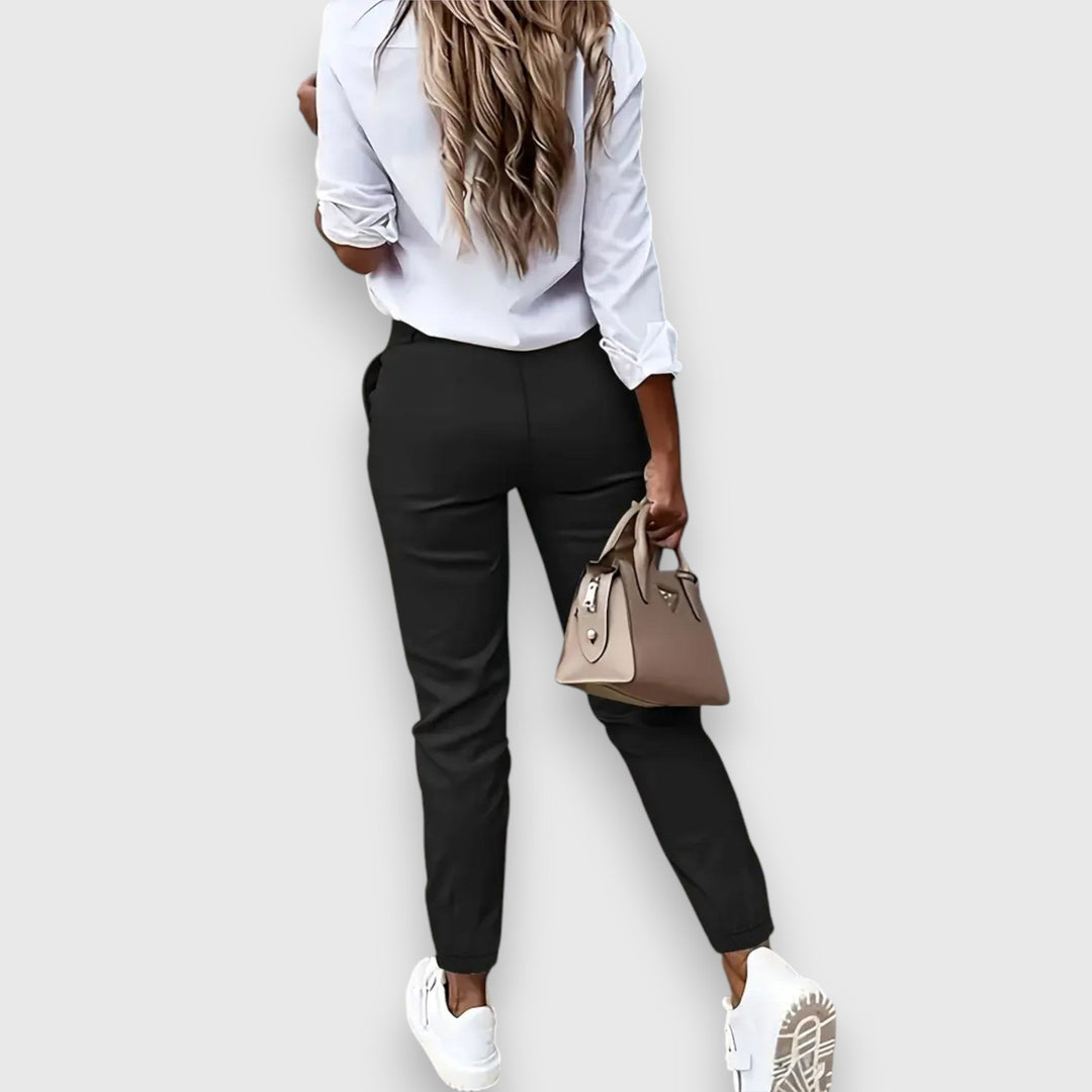 Isabel – Elegant Trousers with High Waist