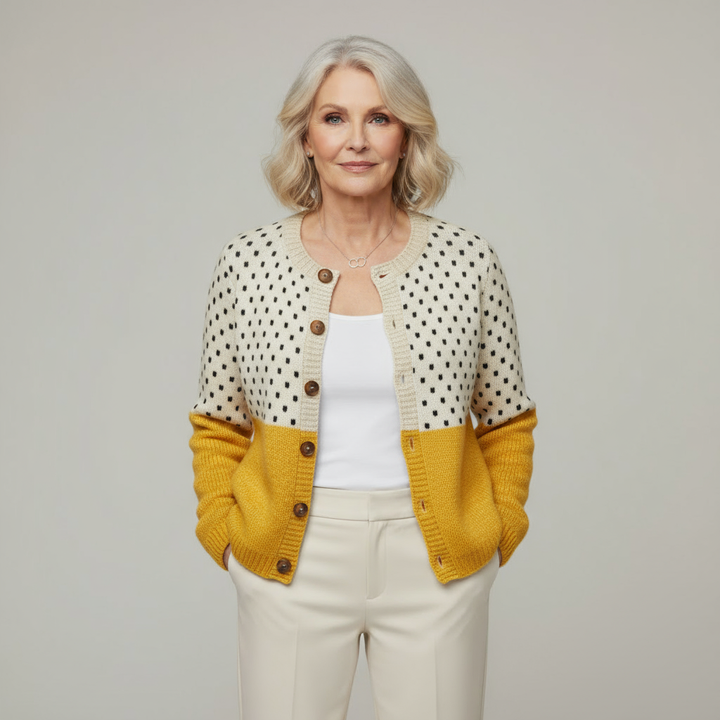 Adeline | Polka Dots Cardigan