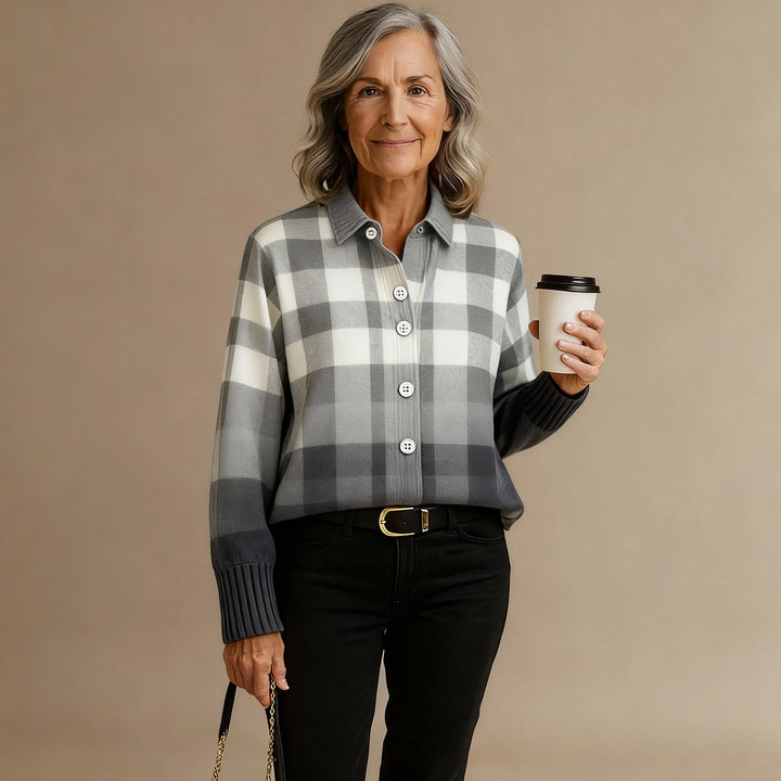 Mara | Checked Blouse