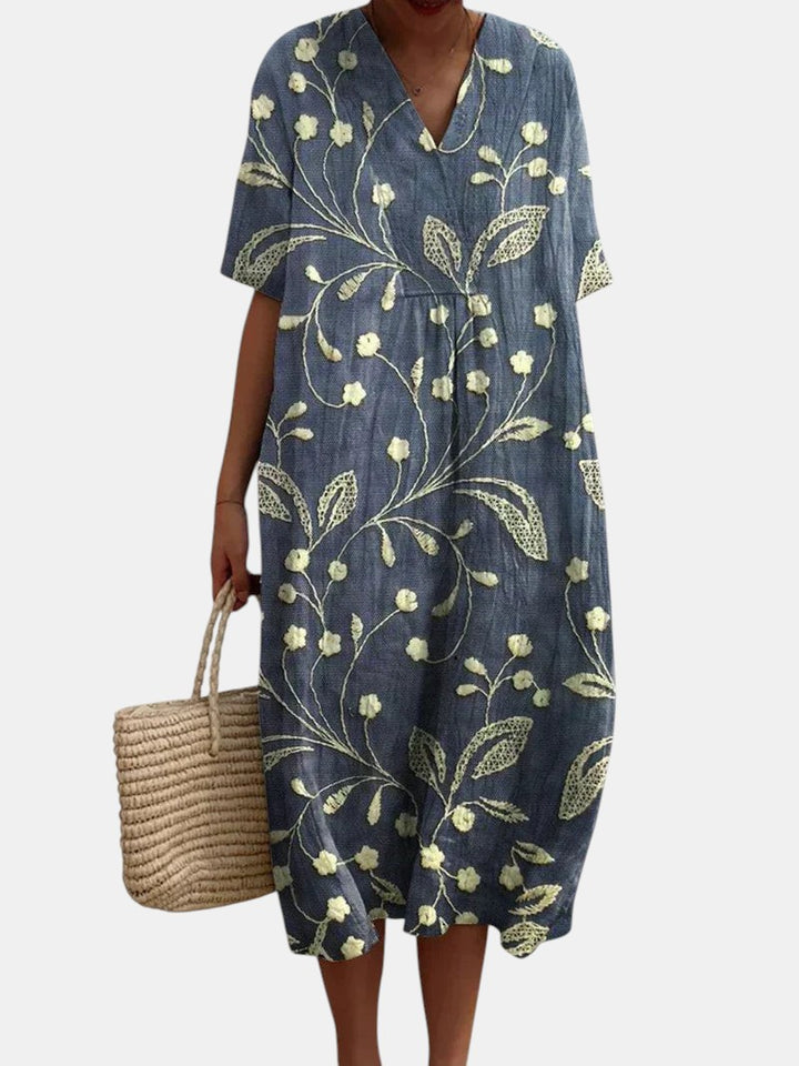 Flattering Summer Dress with Print